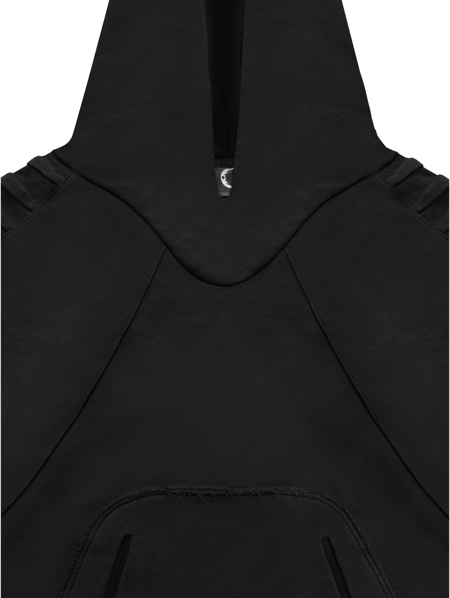 STEALTH DARK BLACK HOODIE