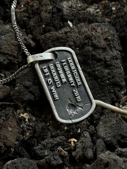 LIW MILITARY SILVER TAG