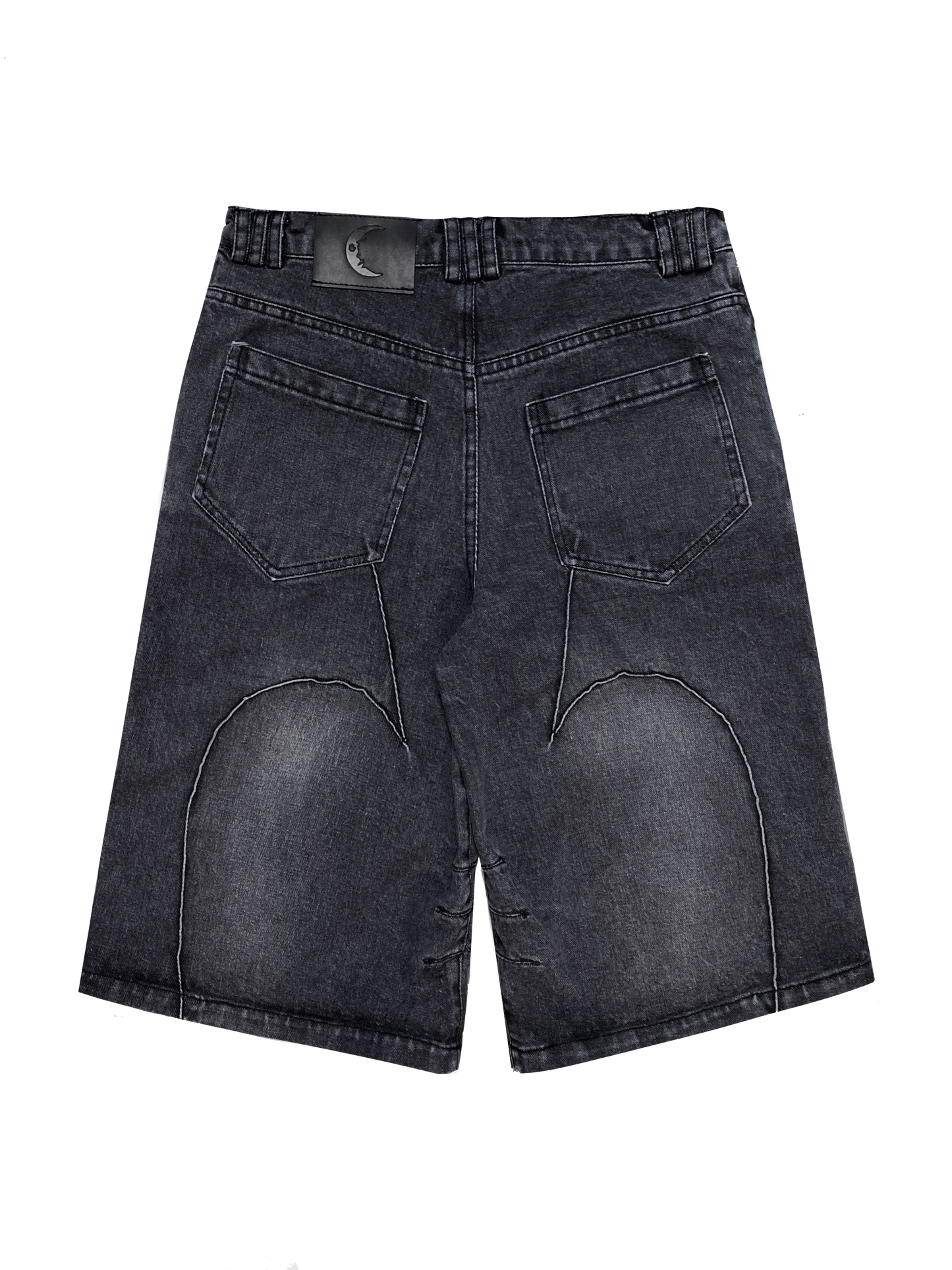 UNDERSOUL WASHED DENIM SHORTS