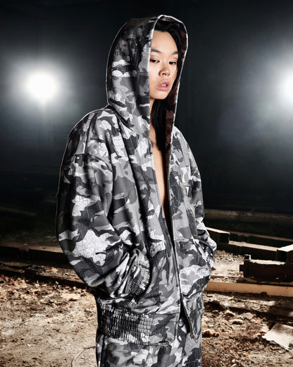 URBAN CAMO ZIP-HOODIE