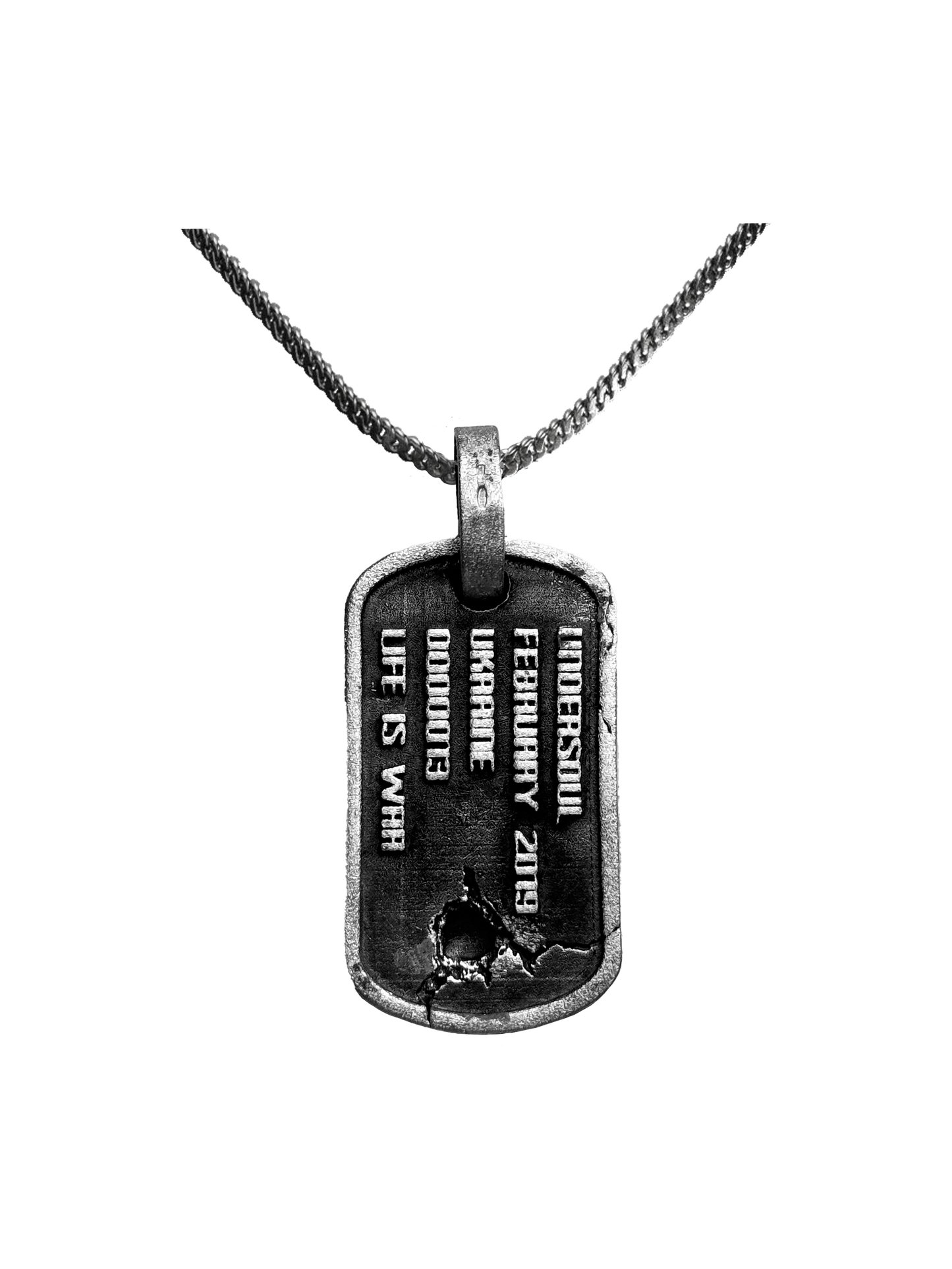 LIW MILITARY SILVER TAG