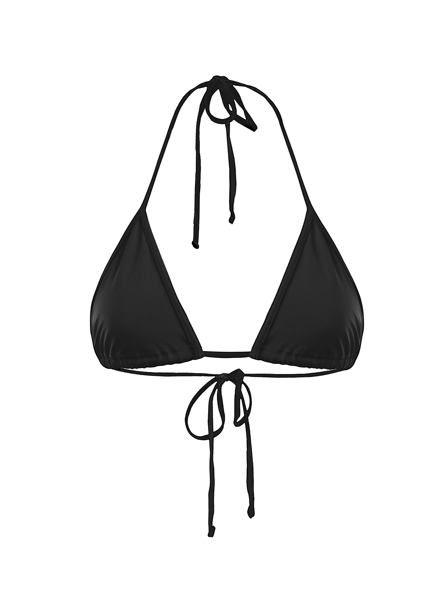 BLACK TRIANGLE BIKINI TOP