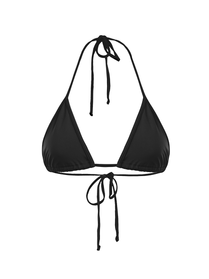 BLACK TRIANGLE BIKINI TOP