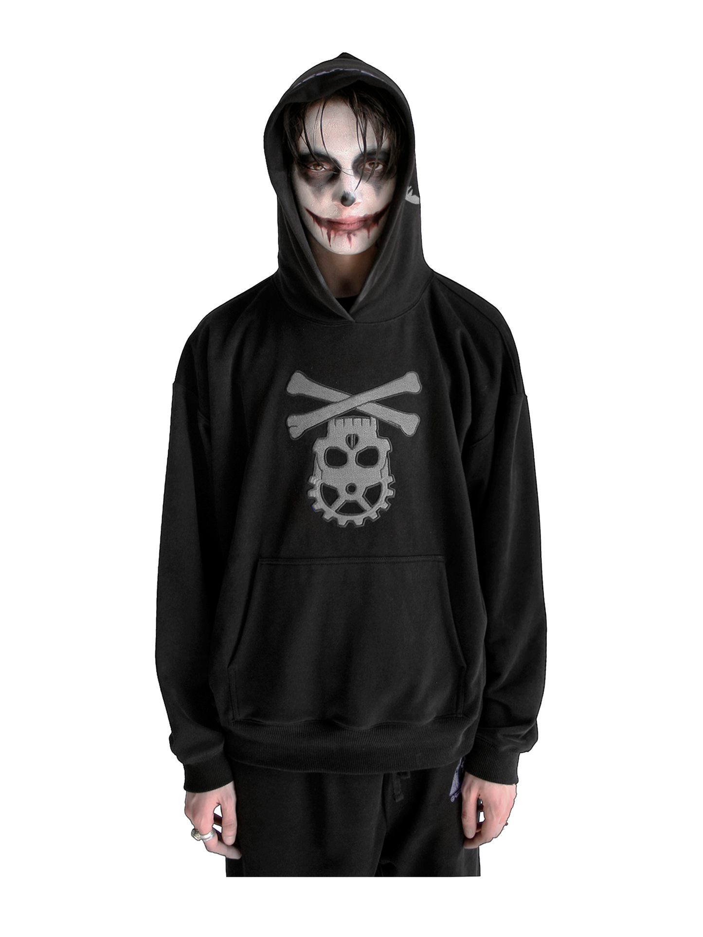 GRAY GÖTTA FIGHT HOODIE