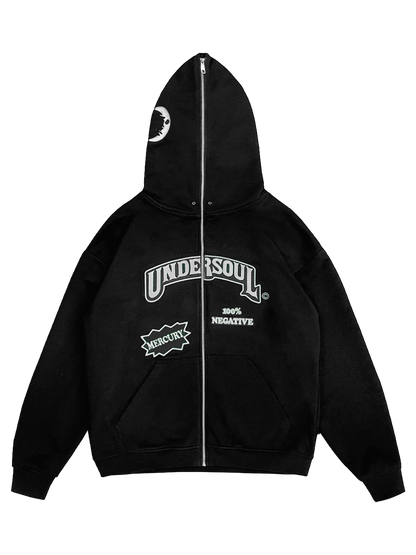 B&W «UNDERWOOD» FULL ZIP HOODIE