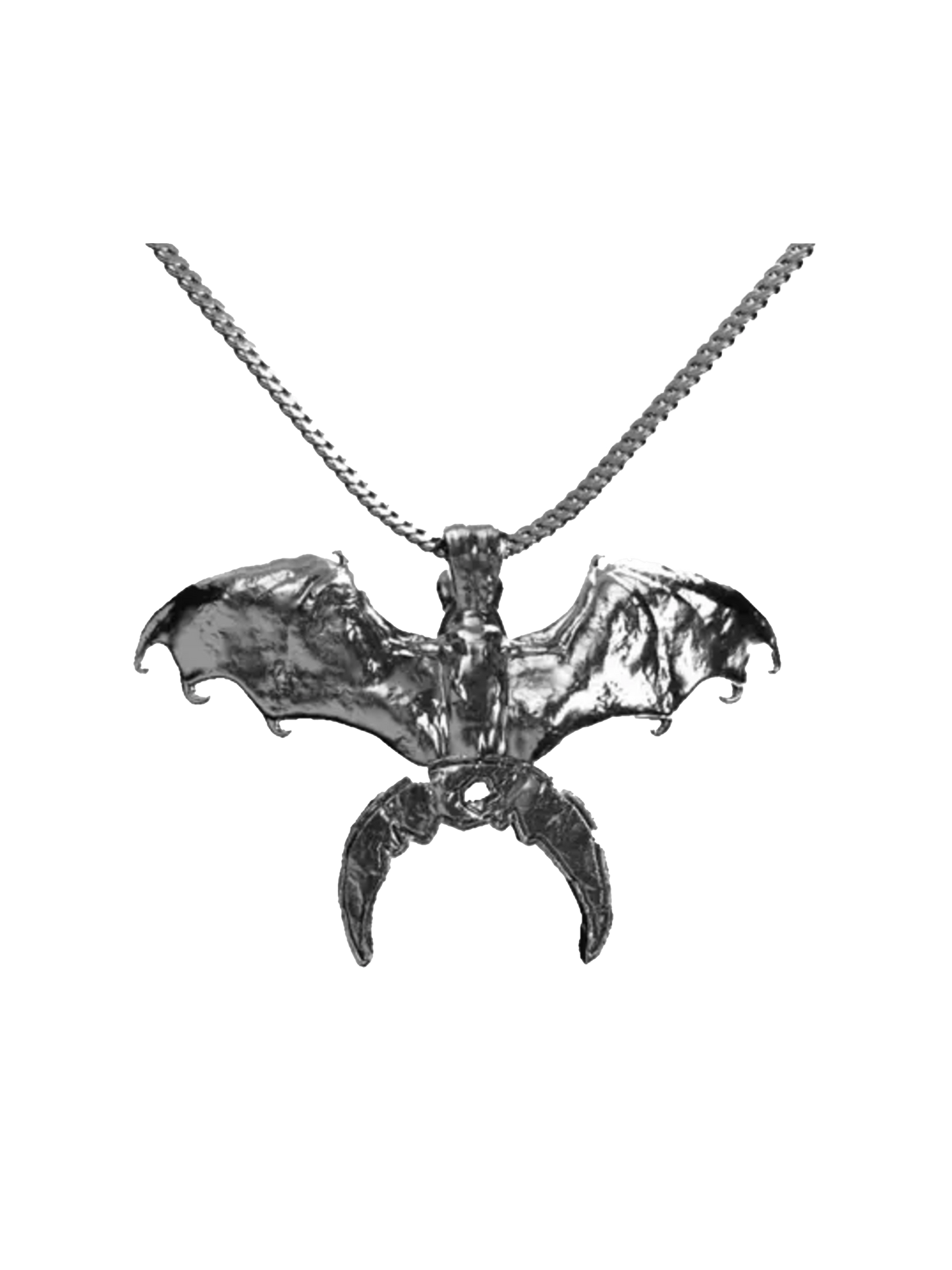 SILVER BAT PENDANT