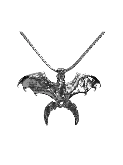 SILVER BAT PENDANT