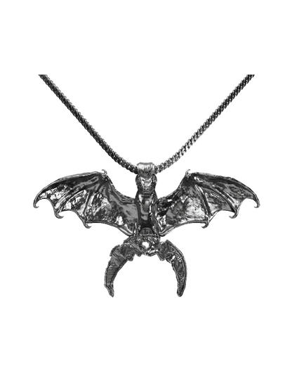 SILVER BAT PENDANT