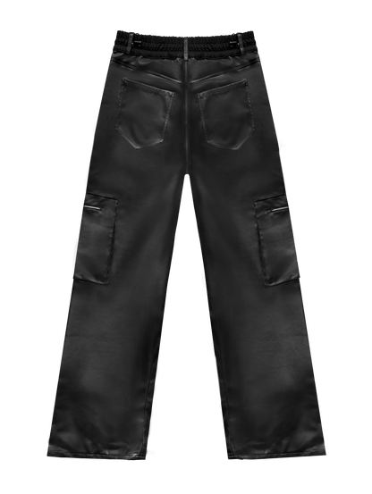 LIW LEATHER CARGO PANTS