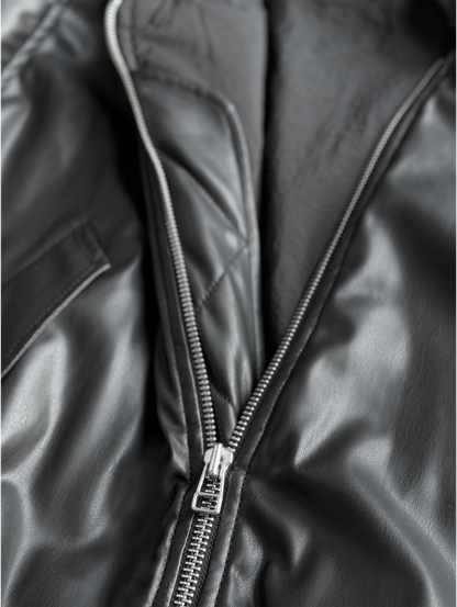 MA-1 LEATHER BOMBER JACKET