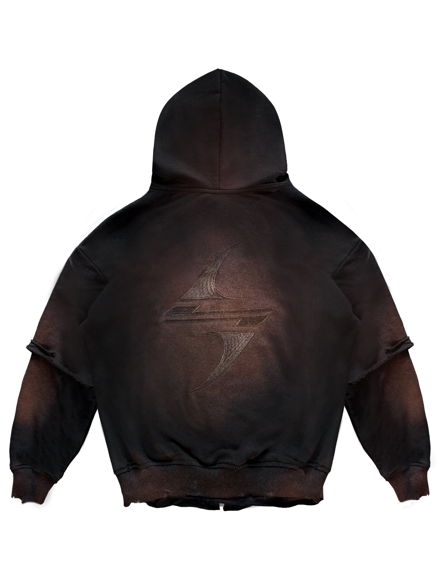 BURNT ZIP-HOODIE