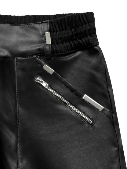 LIW LEATHER CARGO PANTS