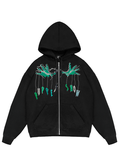 PUPPET SHOW ZIP HOODIE