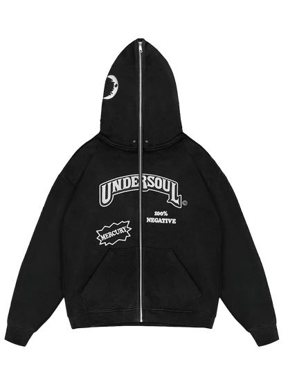 B&W UNDERWOOD FULL ZIP HOODIE