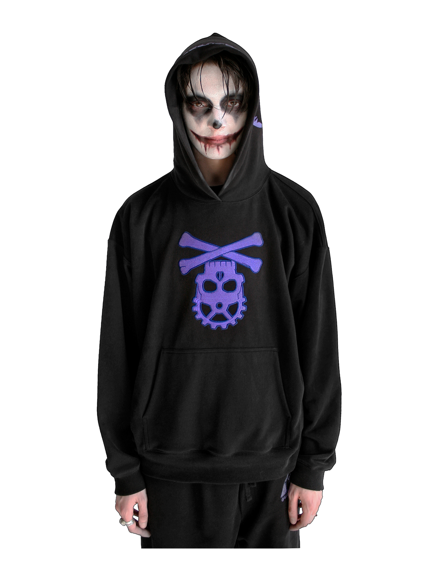 PURPLE «GÖTTA FIGHT» HOODIE