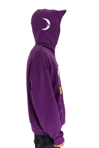 PURPLE «UNDERWOOD» FULL ZIP HOODIE