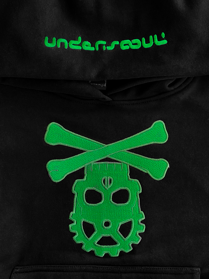 GREEN «GÖTTA FIGHT» HOODIE