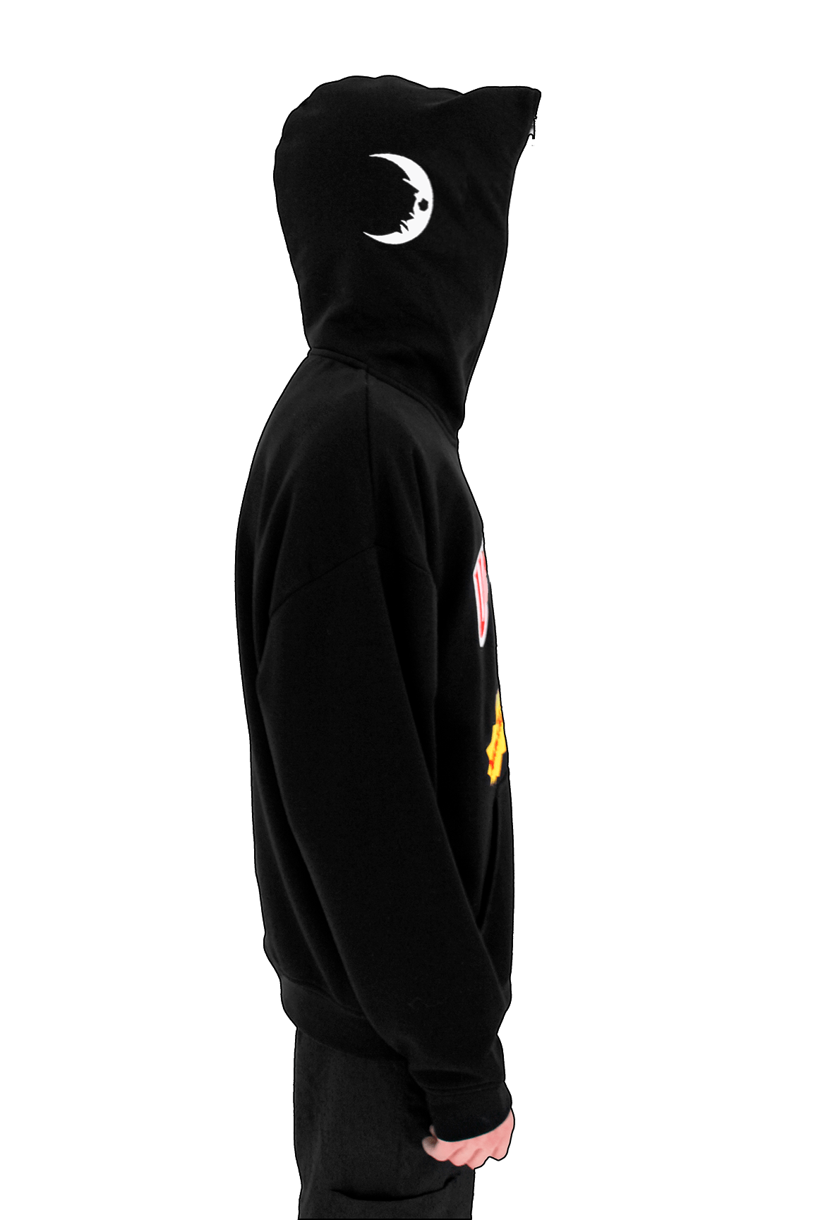 BLACK «UNDERWOOD» FULL ZIP HOODIE